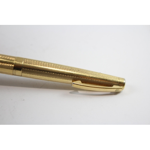 474 - Vintage Sheaffer Lady Sheaffer Gold Plated Fountain Pen w/ 14ct Nib WRITING