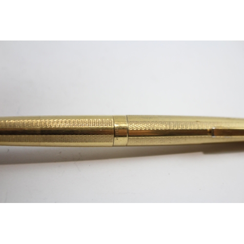 474 - Vintage Sheaffer Lady Sheaffer Gold Plated Fountain Pen w/ 14ct Nib WRITING