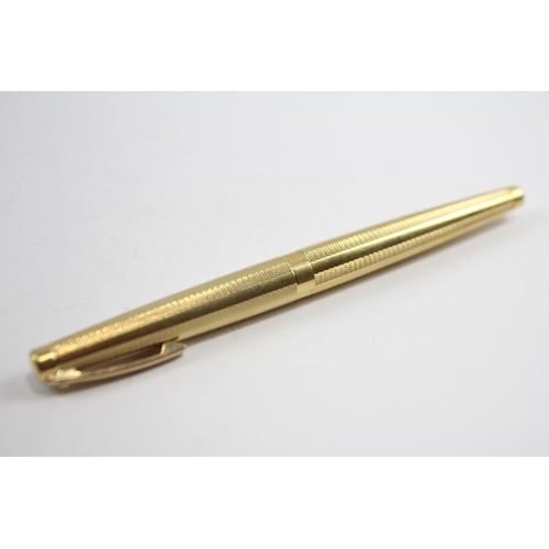 475 - Vintage Sheaffer Lady Sheaffer Gold Plated Fountain Pen w/ 14ct Nib WRITING