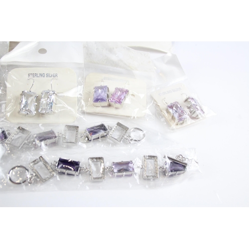 286 - A collection of shop stock silver jewellery (478g)