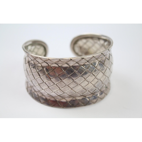 300 - Silver Suarti bangle and bracelet (71g)