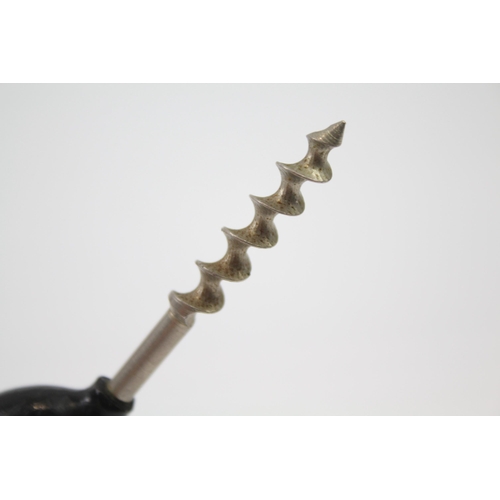 351 - Brass 1950s Novelty Cat Corkscrew