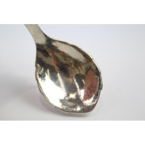 371 - Vintage GEORG JENSEN Stamped .925 Sterling Silver Decorative Spoon (33g)