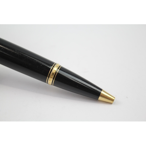 472 - MONTBLANC Boheme Black Cased Ballpoint Pen / Biro w/ Gold Plate Banding