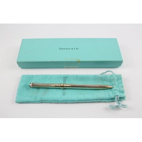 484 - TIFFANY & CO. .925 Sterling Silver Ballpoint Pen / Biro In Original Box (26g)