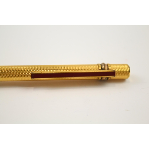 493 - Must De CARTIER Gold Plated Ballpoint Pen / Biro WRITING (33g)