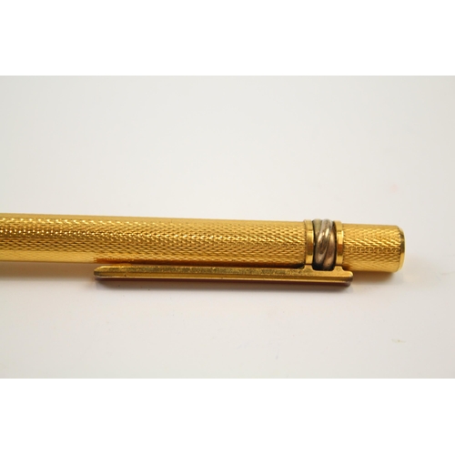 493 - Must De CARTIER Gold Plated Ballpoint Pen / Biro WRITING (33g)