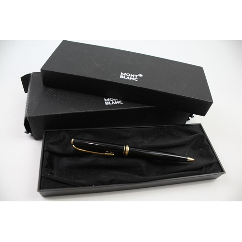 497 - MONTBLANC Generation Black & Gold Plate Ballpoint Pen / Biro WRITING Boxed