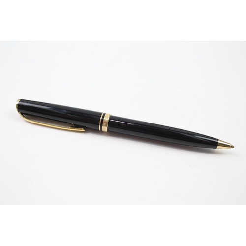 497 - MONTBLANC Generation Black & Gold Plate Ballpoint Pen / Biro WRITING Boxed