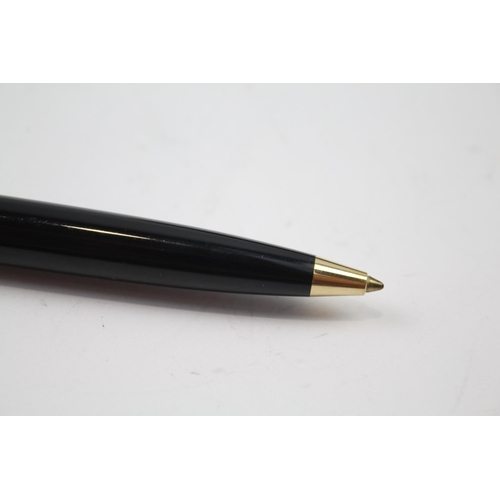 497 - MONTBLANC Generation Black & Gold Plate Ballpoint Pen / Biro WRITING Boxed