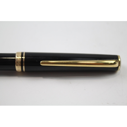 497 - MONTBLANC Generation Black & Gold Plate Ballpoint Pen / Biro WRITING Boxed