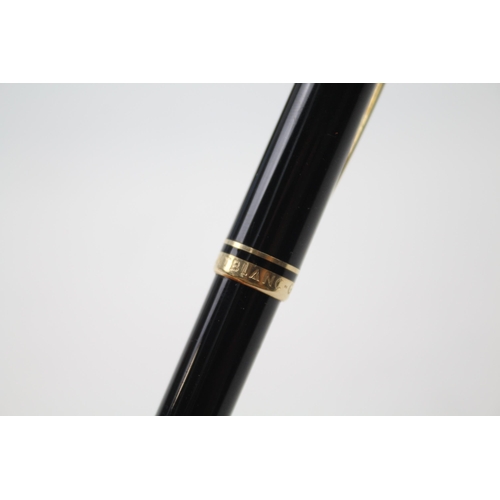 497 - MONTBLANC Generation Black & Gold Plate Ballpoint Pen / Biro WRITING Boxed