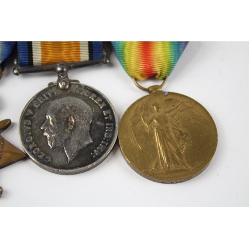 306 - Mounted WW.1 1914-15 Star Trio Named. J. 1791 A.G. Winter A.B.R.N / L.S.R.N