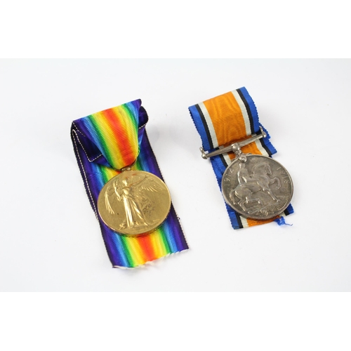 314 - WW.1 Medal Pair & Original Ribbons Named. 24242 Pte. A. McDougall Royal Scots