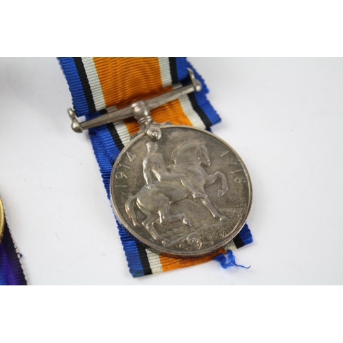 314 - WW.1 Medal Pair & Original Ribbons Named. 24242 Pte. A. McDougall Royal Scots