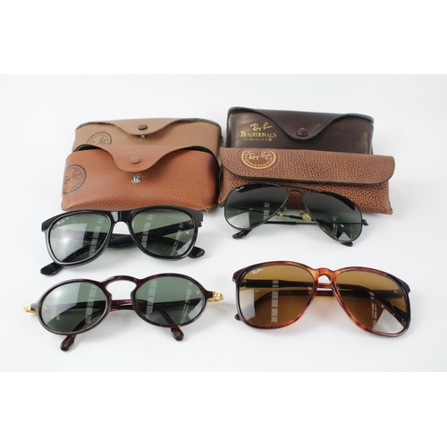 326 - Collection of Designer Ray-Ban Sunglasses Inc Cases x 4