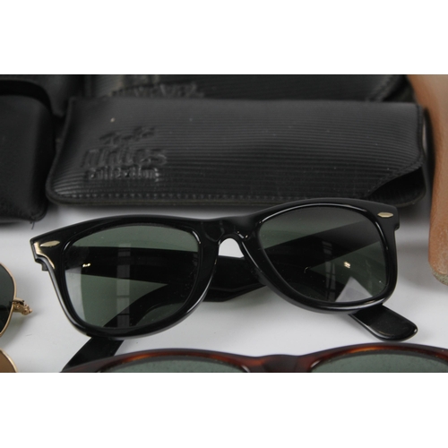 327 - Collection of Designer Ray-Ban Sunglasses Inc Cases x 5