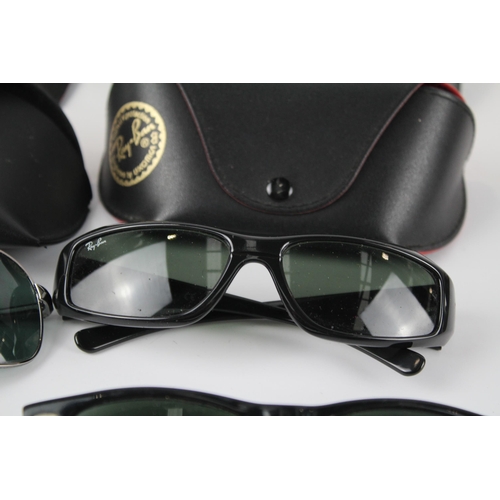 328 - Collection of Designer Ray-Ban Sunglasses Inc Cases x 4