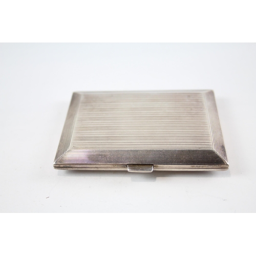 355 - Vintage Hallmarked 1926 London Sterling Silver Goldsmiths Cigarette Case (88g)