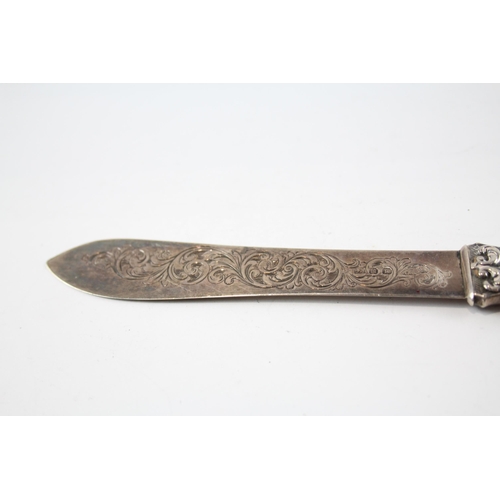 416 - Vintage Hallmarked 1934 Birmingham STERLING SILVER Fish Knife (56g)