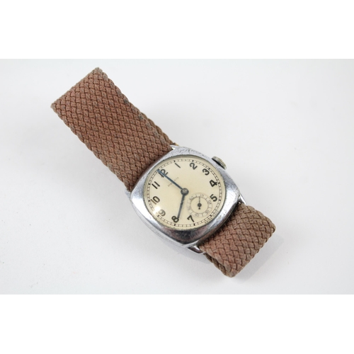 445 - ROLCO Gents Vintage Military Style WRISTWATCH Hand-wind WORKING