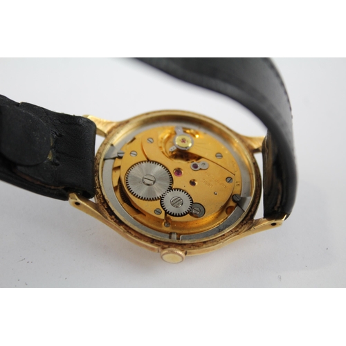 446 - SMITHS EVEREST Gents Vintage Gold Tone WRISTWATCH Hand-wind WORKING