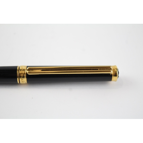 457 - MONTBLANC Noblesse Oblique Black Ballpoint Pen / Biro WRITING Original Box