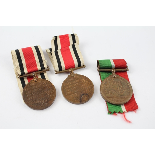 252 - 3 x GV - WW.I Medals Inc. Special Constabulary To Sam Fearnley & Edward D. Wood