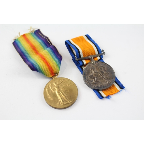 261 - WW.I Medal Pair & Original Ribbons Named. 7337 Pte. A. Little D.L.I