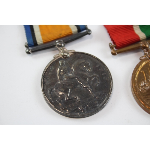 268 - WW1 GVI Medal Group.  Pair Named Alan B Craig