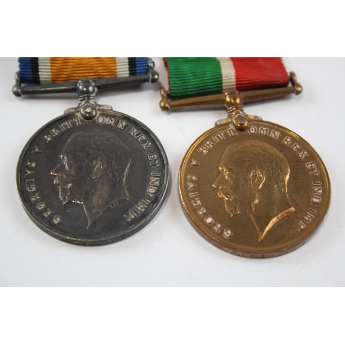 268 - WW1 GVI Medal Group.  Pair Named Alan B Craig