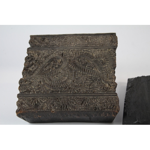 273 - 3 x antique printing plates / blocks