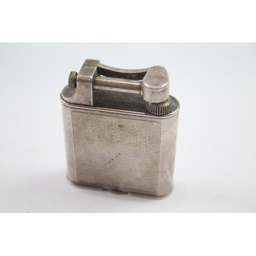 278 - silver plate dunhill lift arm cigarette lighter