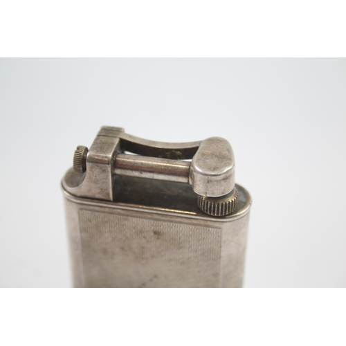 278 - silver plate dunhill lift arm cigarette lighter