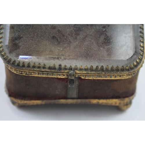 279 - antique French jewellery / trinket box