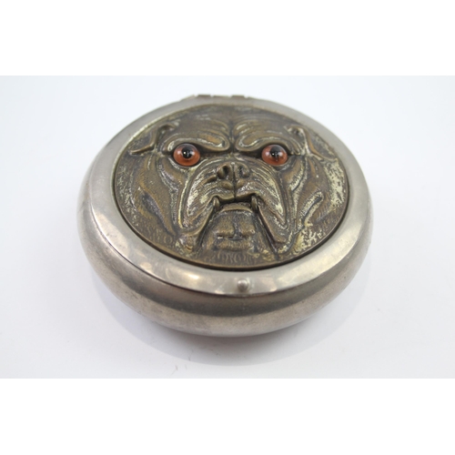 280 - Base-Metal novelty snuff box