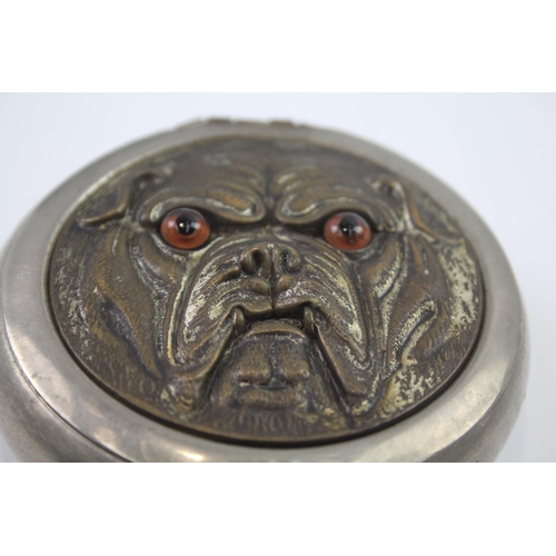 280 - Base-Metal novelty snuff box