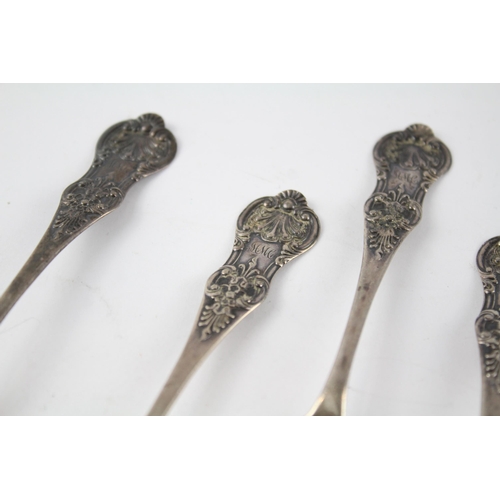 287 - 4 x .925 Scottish Georgian spoons