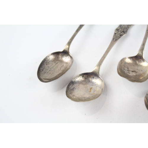 287 - 4 x .925 Scottish Georgian spoons