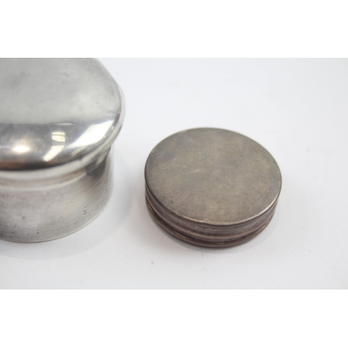 295 - 3 x .925 sterling pill / trinket boxes