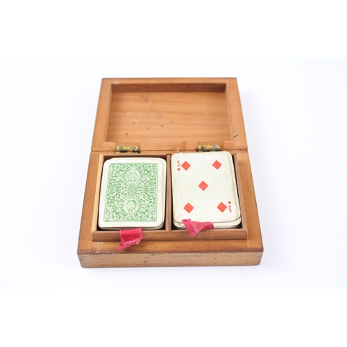 298 - .925 sterling detailed patience miniature card box