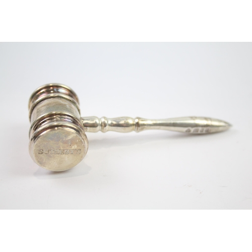 302 - .925 sterling novelty Sotheby's auctioneers gavel