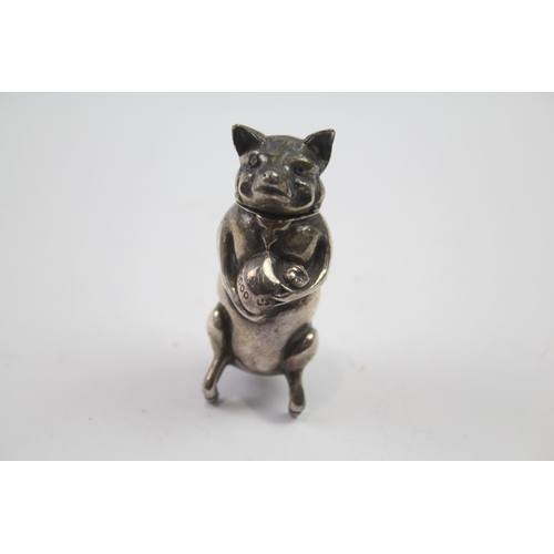 305 - .925 sterling novelty pig vesta case