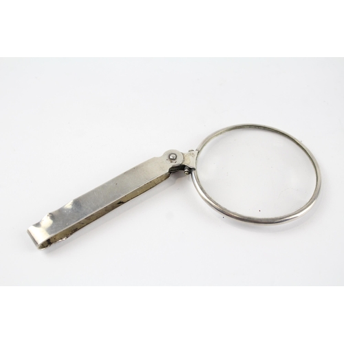 306 - .925 sterling folding magnifying glass