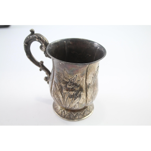 310 - .925 sterling Victorian christening mug