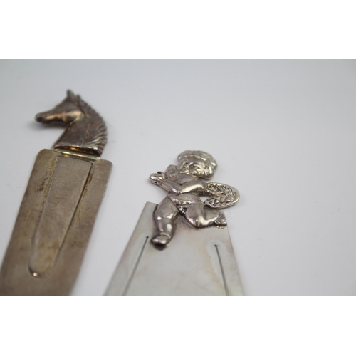 312 - 5 x .925 sterling bookmarks / letter openers