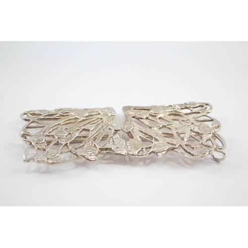 321 - .925 sterling ladies belt buckle