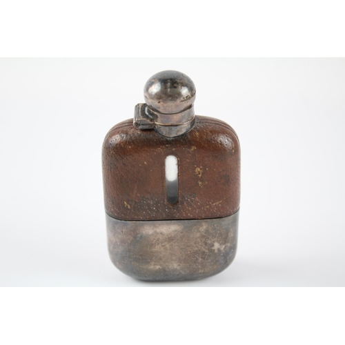 326 - .925 sterling hip flask