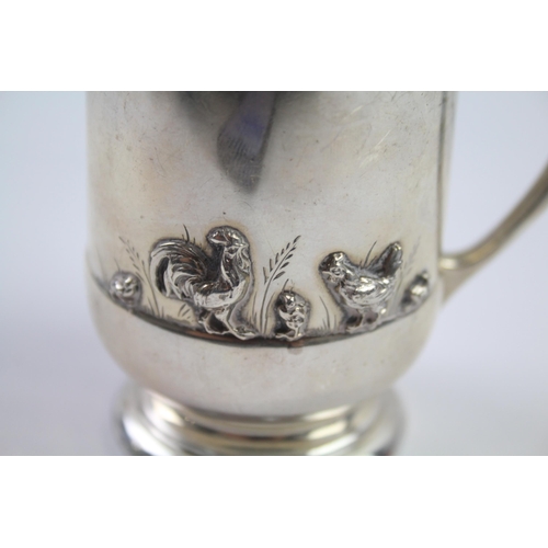 330 - .925 sterling christening cup