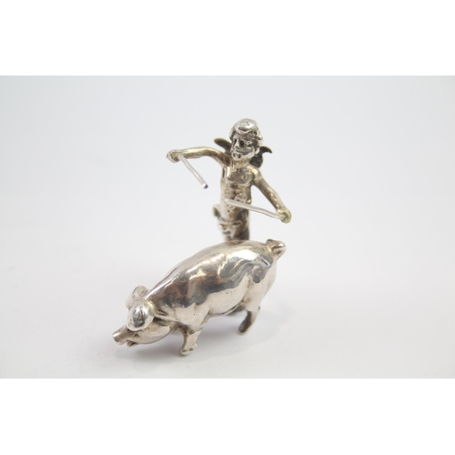 338 - .925 sterling cherub ornament